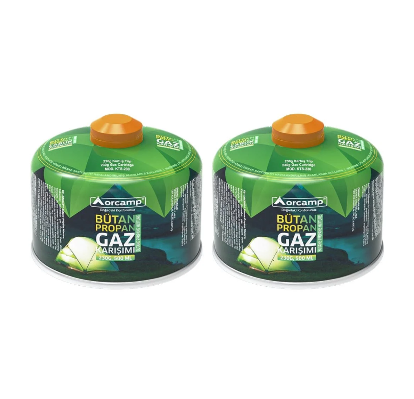 Orcamp KTS-230 SET 230 Gram Setli Gaz Kartuşu