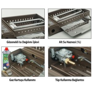 Orcamp Dumansız İnfrared Izgara ve Ocak