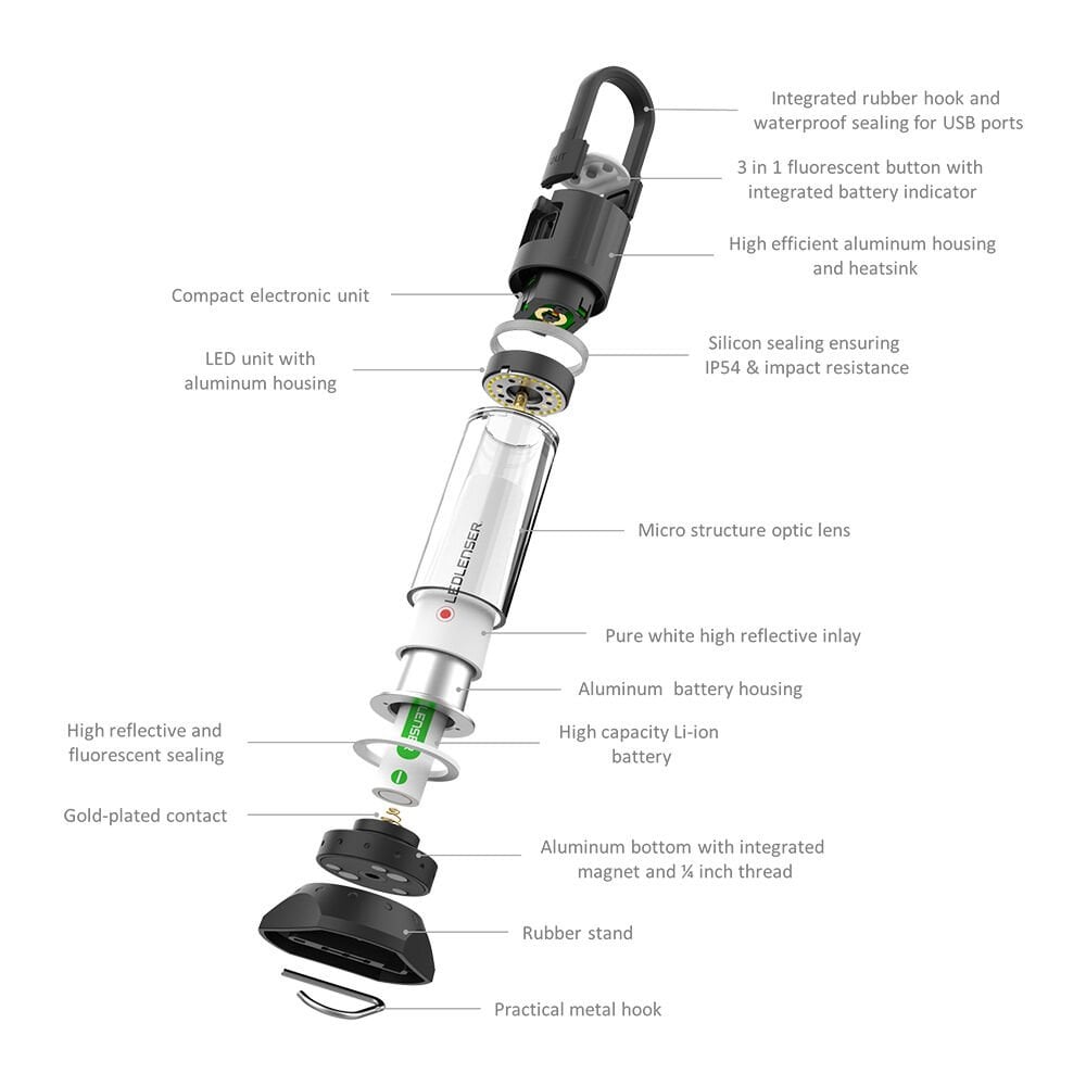 Ledlenser ML6 Warm Light Şarjlı Kamp Lambası
