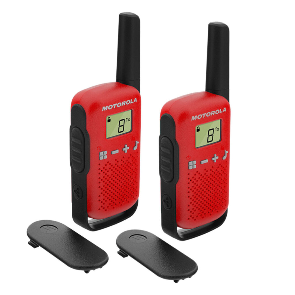Motorola T42 Kırmızı İkili Telsiz Seti