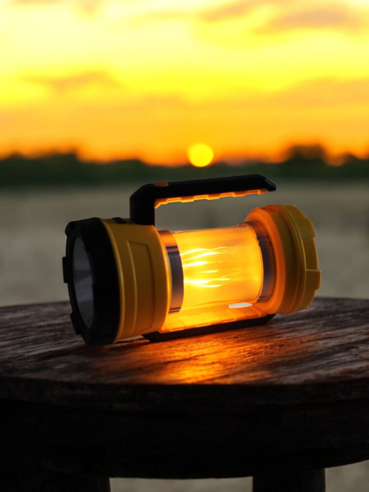 Panther PT-6211 USB Şarjlı Solar El Feneri