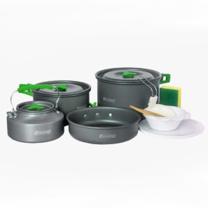 Orcamp Quadro Alüminyum Kamp Tencere Seti