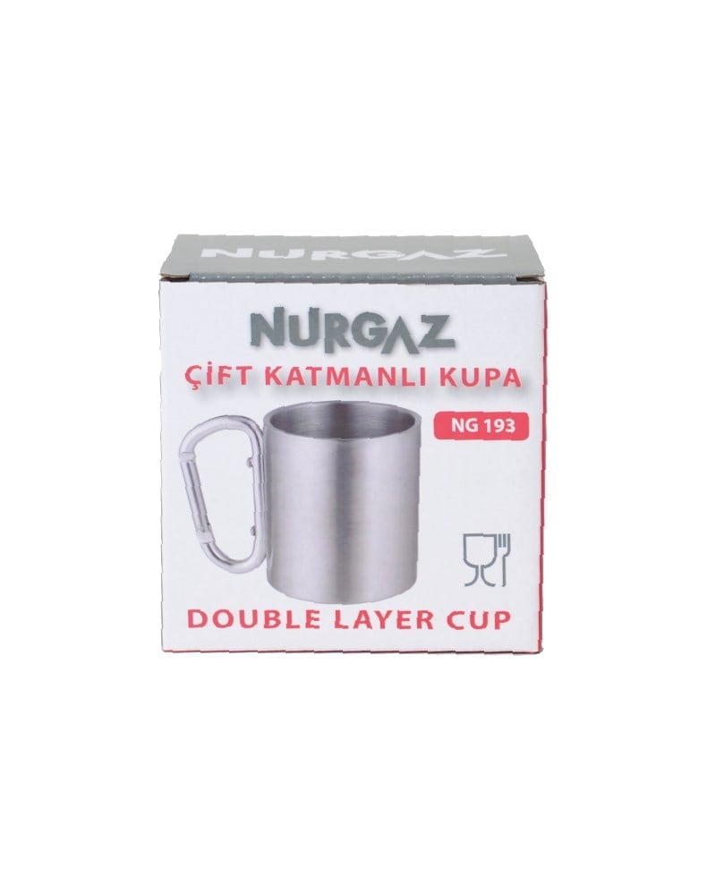 Nurgaz Çift Katmanlı Kupa Karabinalı