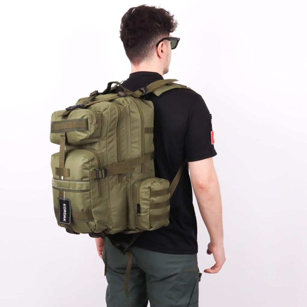 42 Litre Tactical Trekking Dağcı Sırt Çantası - Haki