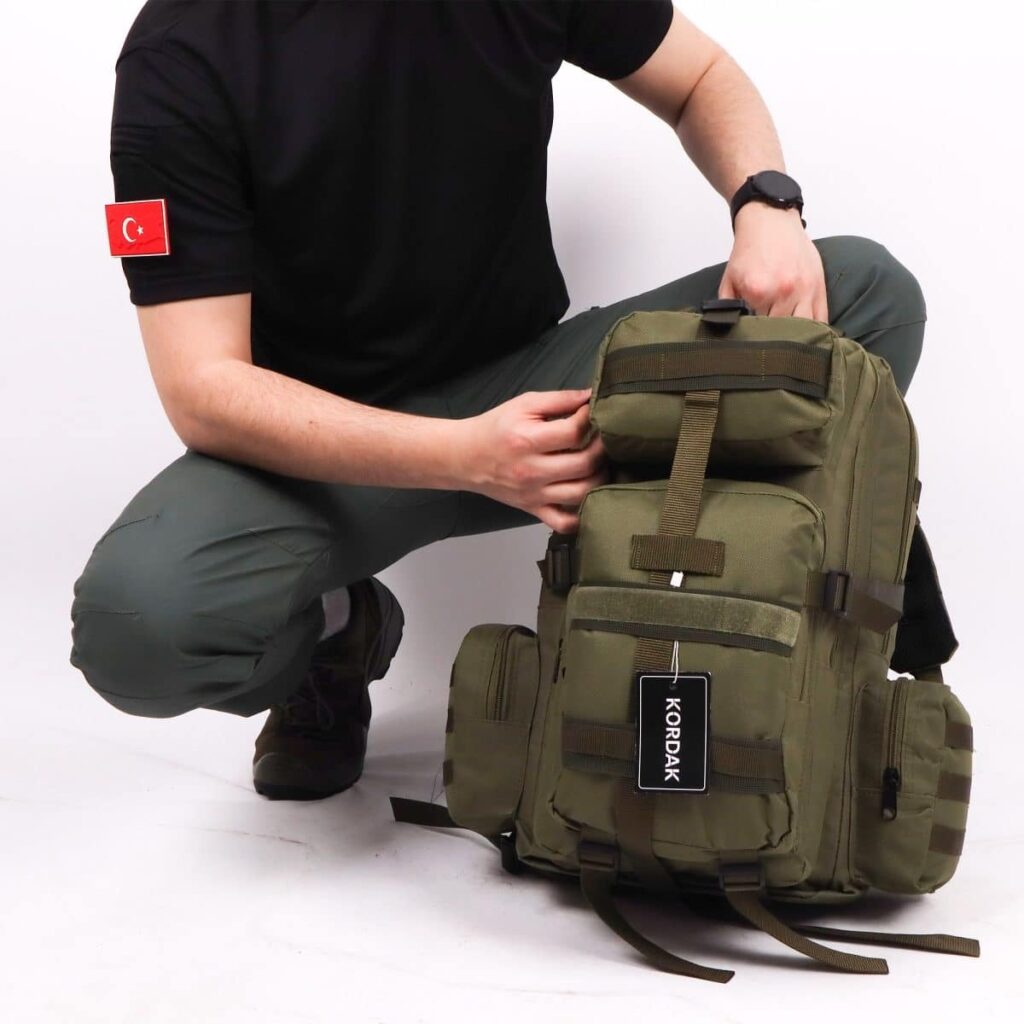 42 Litre Tactical Trekking Dağcı Sırt Çantası - Haki