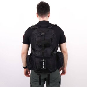 42 Litre Tactical Trekking Dağcı Sırt Çantası - Siyah