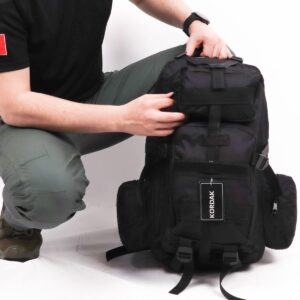 42 Litre Tactical Trekking Dağcı Sırt Çantası - Siyah
