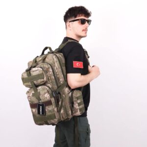 42 Litre Tactical Trekking Dağcı Sırt Çantası - Jandarma Çöl Kamuflaj