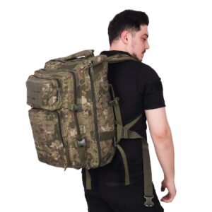 45 Litre Lazer Kesim Outdoor Sırt Çantası - TSK Askeri Kamuflaj