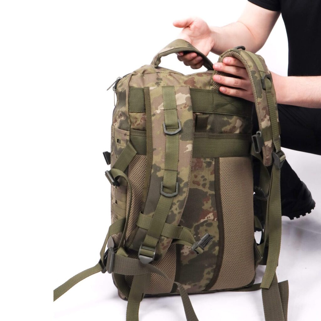 45 Litre Lazer Kesim Outdoor Sırt Çantası - TSK Askeri Kamuflaj