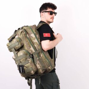 65 Litre Outdoor Sırt Çantası - TSK Askeri Kamuflaj