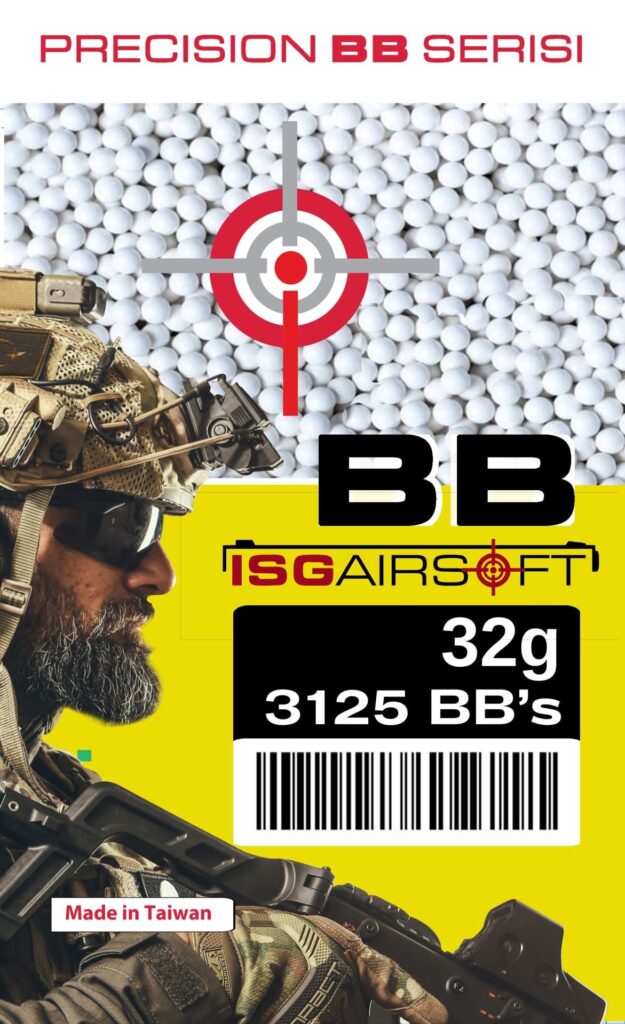 ISGairsoft Tayvan 0.32g BB Airsoft 3125 Adet 1 KG