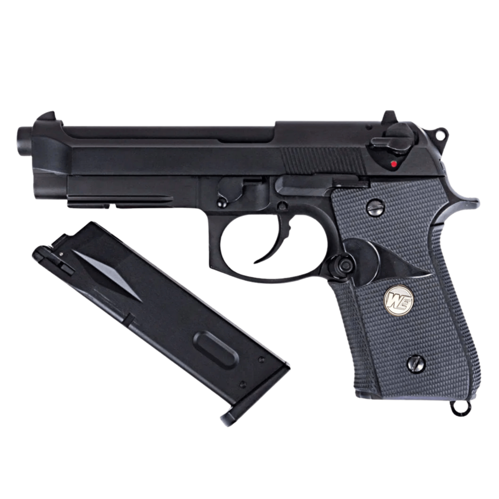 WE M9A1 Gen2 Full Metal Black Airsoft GBB Tabanca - Siyah