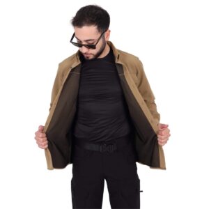 Taktik Gömlek Outdoor Likralı - Bej - XL