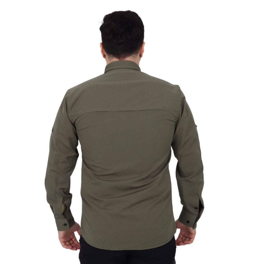 Taktik Gömlek Outdoor Likralı - Haki - M