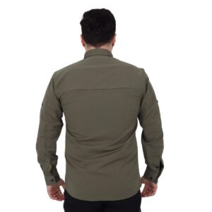Taktik Gömlek Outdoor Likralı - Haki - M