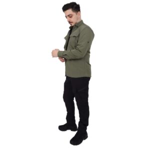 Taktik Gömlek Outdoor Likralı - Haki - M