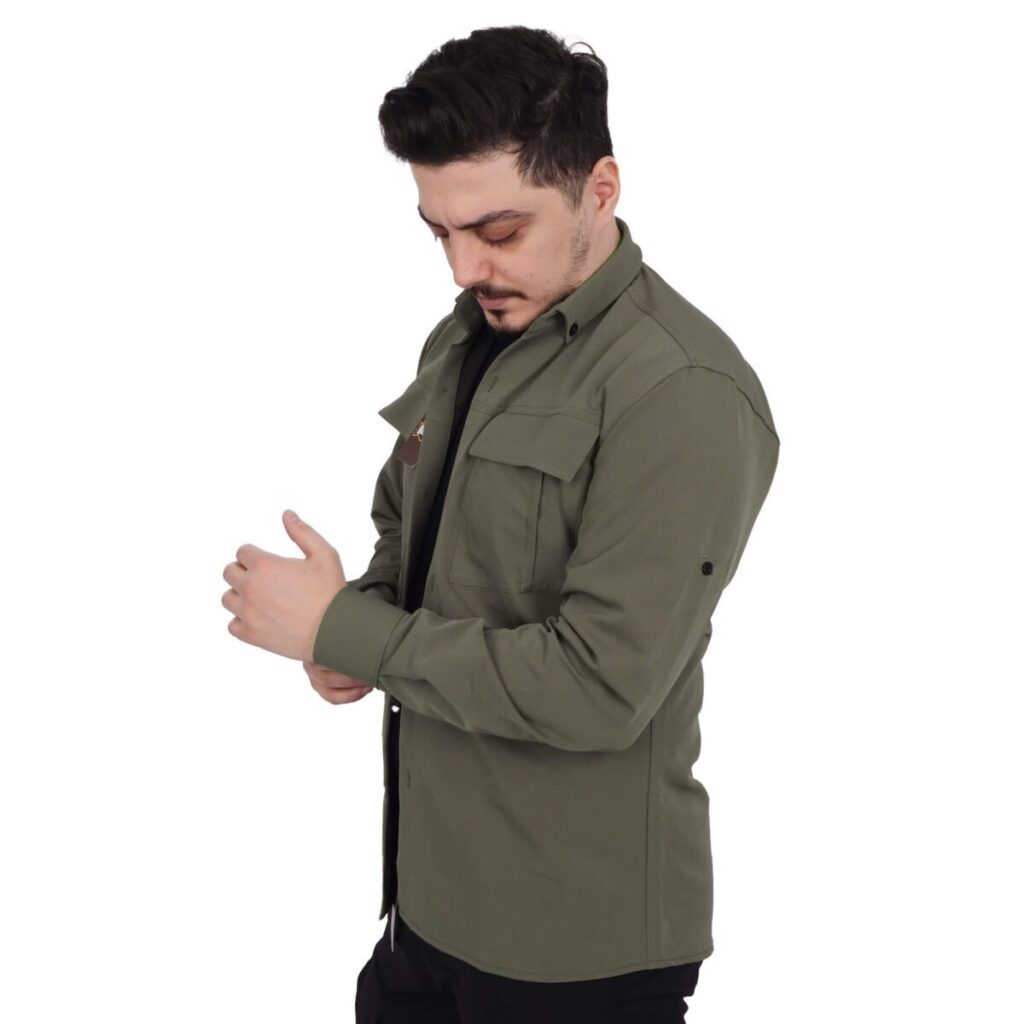 Taktik Gömlek Outdoor Likralı - Haki - M
