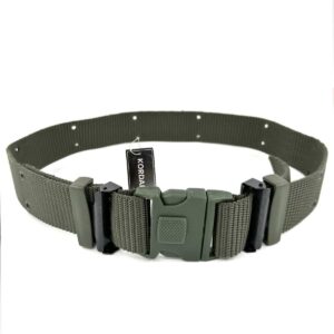 Delikli Outdoor Örme Palaska Kemer - Haki